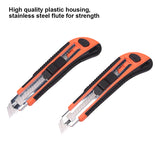 18mm Plastic Knife Metal Holder 3 Piece Blade