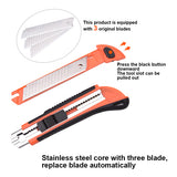 18mm Plastic Knife Metal Holder 3 Piece Blade
