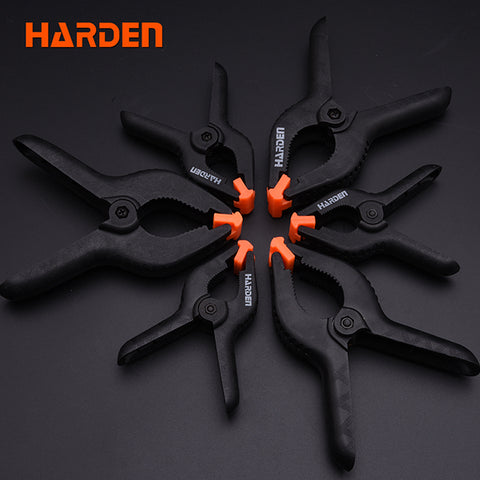 Ruwag | Harden | 6 Piece x 4" Spring Clamp Set
