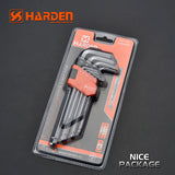 Ruwag | Harden | 9 Piece Medium Length Ball Key Wrench