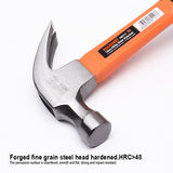 Ruwag | Harden | 0.56kg/20oz Claw Hammer with Fiberglass Handle