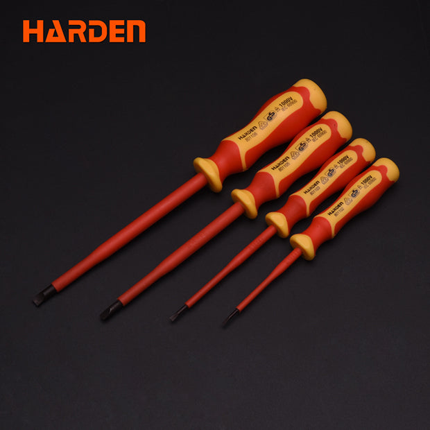 Insulated flat deals head screwdriver