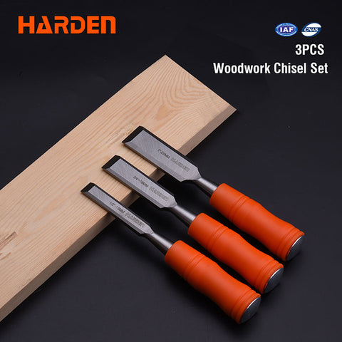 Ruwag | Harden | 10mm Orange/Black Handle Wood Chisel