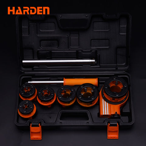 Ruwag | Harden | 9 Piece Pipe Threading Set (1/4" - 1-1/4")