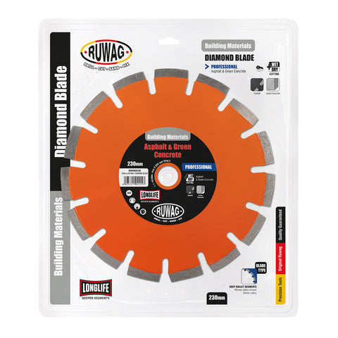 Ruwag Asphalt Diamond Blade in Packaging