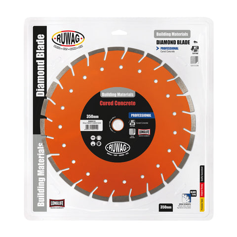 Ruwag Cured Concrete Diamond Blade in Packaging