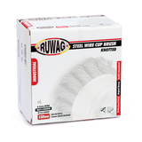 Ruwag Steel Knotted Wire Cup Brush in Packaging
