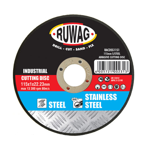 Ruwag Industrial Stainless Steel Abrasive Cutting Disc
