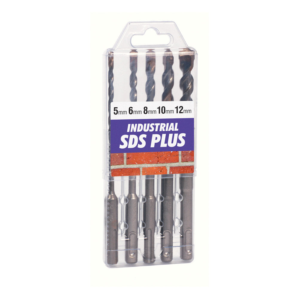 SDS Plus Industrial 5 Piece Drill Set