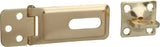 Ruwag Hasp & Staple Brass Plated