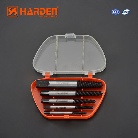 Ruwag | Harden | 5 Piece Coarse Thread Screw Extractor Set