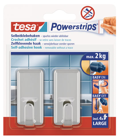 tesa® Powerstrips Hooks Large CLASSIC