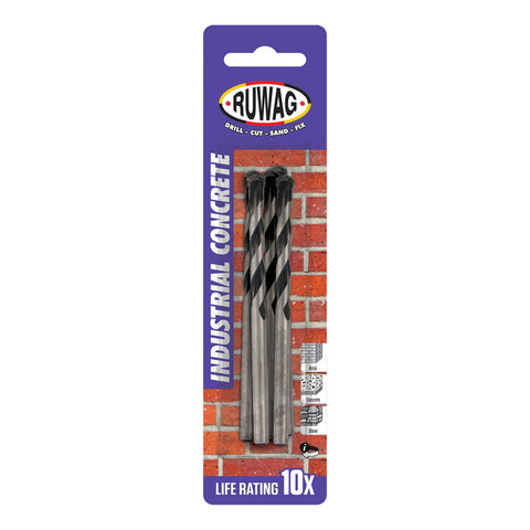 Ruwag Industrial Concrete Drill Bits - 5 Pack
