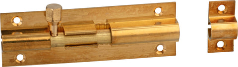 Ruwag Barrel Bolt Brass Plated Straight