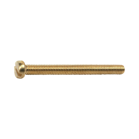 Ruwag Machine Screw Brass Cheese Head Slotted