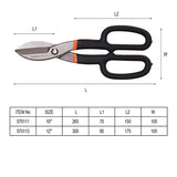 Ruwag | Harden | 10" Tin Snips Scissor Type