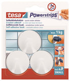 tesa® Powerstrips Hook Small Round | White