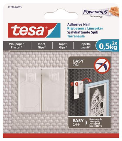 tesa® Adhesive Nail for Wallpaper & Plaster 0.5 kg