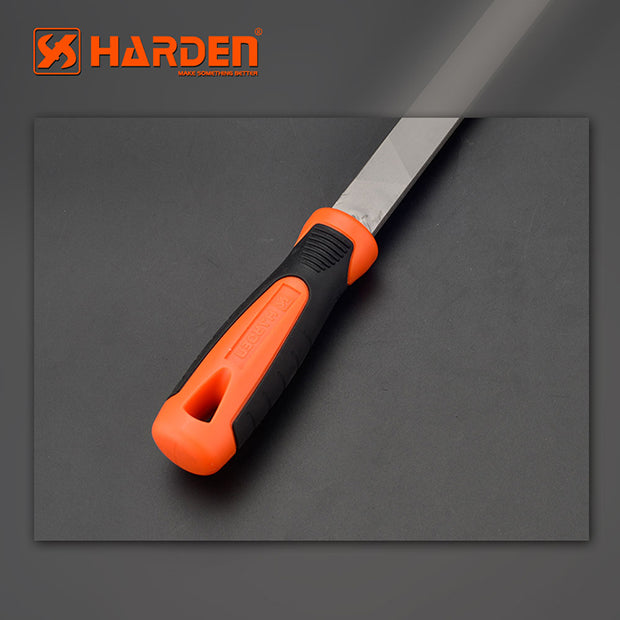 File Triangular Smooth Image 8'' (200mm) Triangular Smooth File with Soft Handle